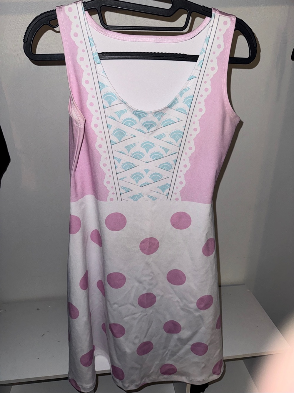 Disney Bo Peep Theme Stretchy Sleeveless Dress
